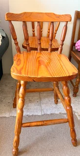 Pine Counter Stools x 2
