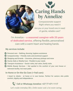 Caregiver - Ad posted by Salome Stacey