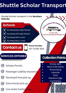 School transport to Wynberg Girls and Boys