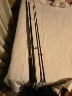 Black Loomis &amp; Franklin 13ft fishing rod