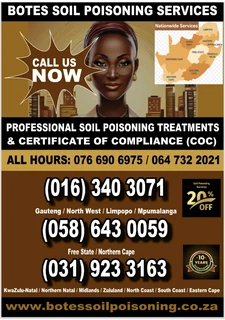 Potchefstroom Soil Poisoning Services