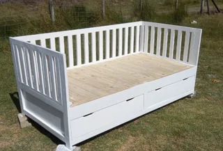 White Outdoor Bench