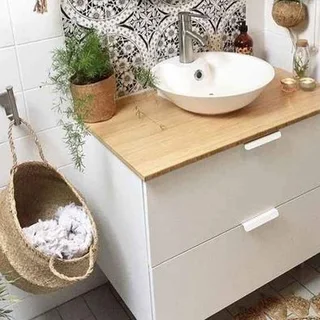 2 drawer Bathroom Vanity - basin excluded