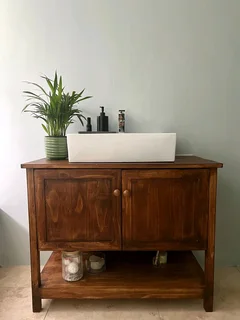 2 door Bathroom Vanity - basin excluded