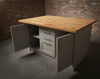 Kitchen Island/Prep Station