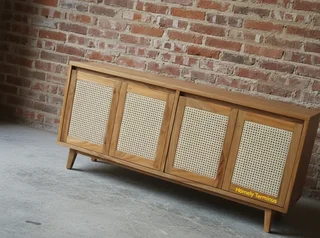 Rattan Sideboard/Display Server