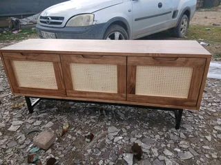 Steel Frame TV Stand