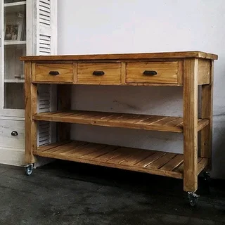 3 drawer Console Table