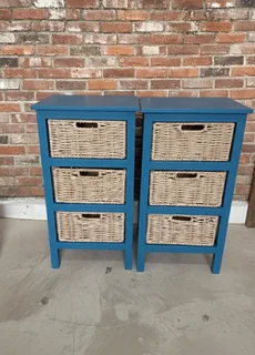 Blue Bedside Table - Each