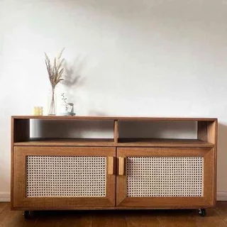 2 door Rattan Sideboard