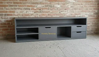 Grey TV Stand
