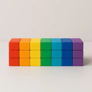 Soft play polystyrene building bricks for kids