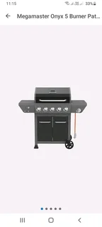 Megamaster Onyx 5 Burner Patio Gas Braai
