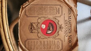 Alba Gramophone (1920s) beautiful antique piece for sale, incl. Records