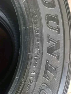 DUNLOP GRANTREK TYRES 265/65R17 AT NEW. ASET OF FOUR ON SALE