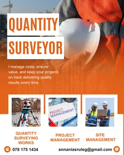 Professional Quantity Surveyor Services – Cost Estimating, Tendering & Project Management