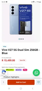 Vivo V25 5G phone
