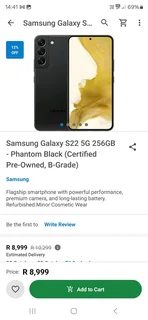 samsung S22 phone
