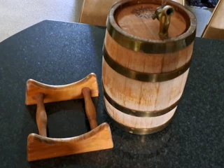 Small Vintage Wine Keg