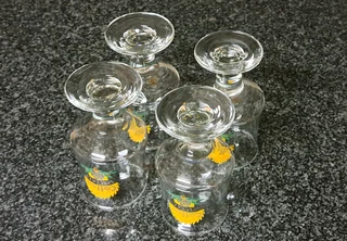 Vintage Irish Coffee Glasses x4