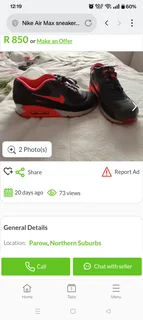 Womens Nike air sneakers pink R800