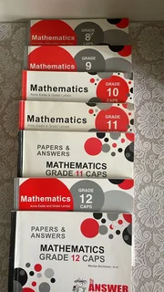 Answer series maths gr 8,9,10,11,12 - R150Answer series papers &amp; answers Gr 11&amp;12 - R100