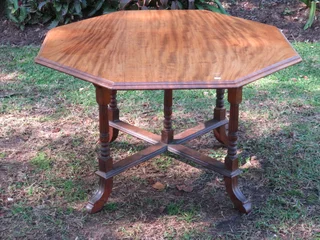 Octagonal occasional table