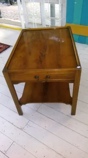 Rosewood Two tier side table.