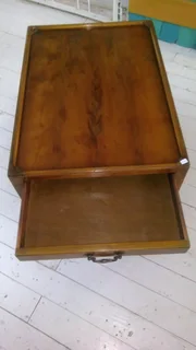 Rosewood Two tier side table.