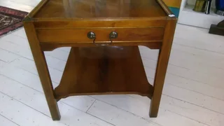 Rosewood Two tier side table.