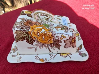 Masons ironstone cheese dish