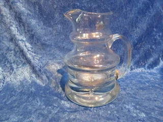 Krosno (Poland) glass pitcher.