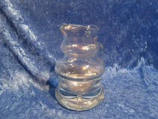 Krosno (Poland) glass pitcher.