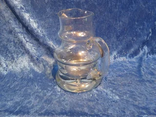 Krosno (Poland) glass pitcher.