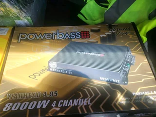 PowerBass Warhead 4.95 8000W 4-Channel Amplifier