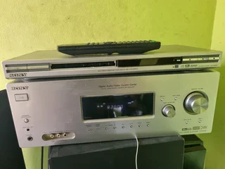 Sony amplifier,DVD player with remote