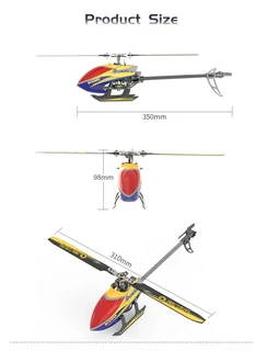 Eachine E150 2.4G 6CH 6-Axis Gyro 3D6G Dual Brushless Direct Drive Motor Flybarless RCHelicopter RTF