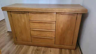 Oak side board