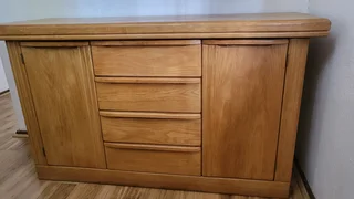 Oak side board