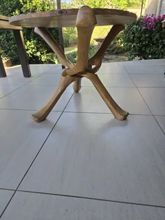 Oak side table