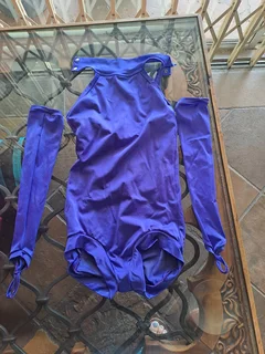 Purple dance costume