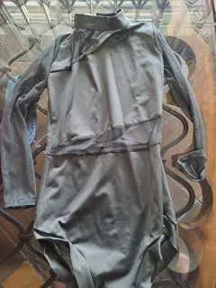 Khaki green/gray dance costume