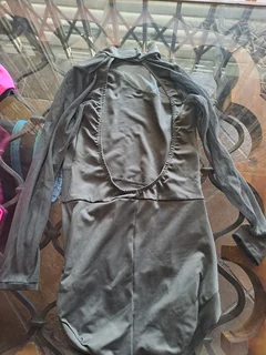 Khaki green/gray dance costume