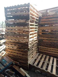 Wooden pallets for sale at R50 each, pls call or WhatsApp Karo 0681196799, we open for business.