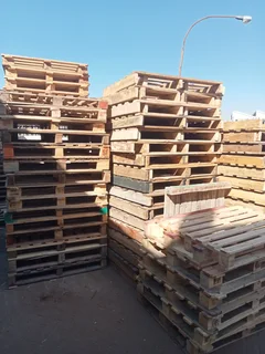 Wooden pallets for sale at R50 each, pls call or WhatsApp Karo 0681196799, we open for business.