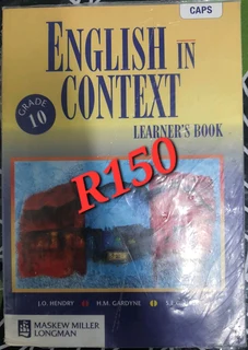 English in Context Grade 10 Learner's Book