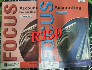 Focus Accounting Grade 11 Learner's Book + Exercise Book at no extra cost