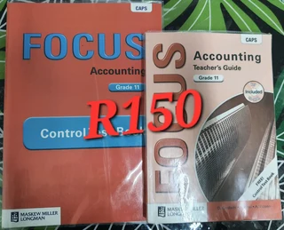 Focus Accounting Grade 11 Teacher's Guide + Control Test Book at no extra cost