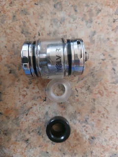 Vandy Vape RTA,  silver colour