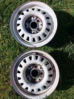 Rims steelies ,white R1000 negotiable. only 2